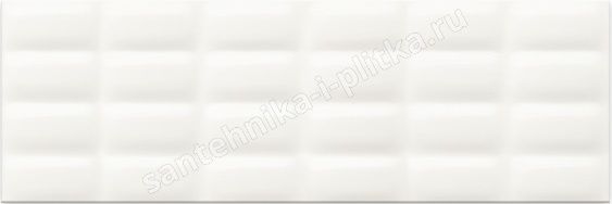 Плитка White Magic Pillow Structure 25х75, O-WHM-WTU052