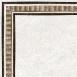 Декоративная плитка ALMA Ceramica DFU04KRN14R Kronos 60x60  коричневая / кремовая глянцевая с орнаментом