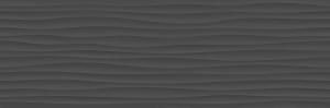 Плитка Eclettica Anthracite Struttura Wave 3D 40x120, M1AG