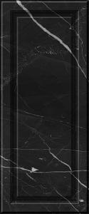 Настенная плитка Gracia Ceramica 010100001219 Noir black wall 02 250х600 черная глянцевая под мрамор