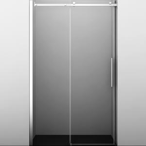 Душевая дверь WasserKRAFT Alme 130 15R30 профиль Хром стекло прозрачное