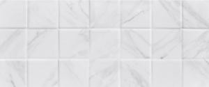Настенная плитка Gracia Ceramica 010100000423 Celia white wall 03 250х600 белая глянцевая под мрамор / под мозаику