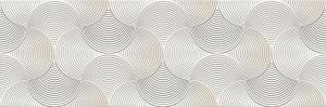 Декоративная плитка ALMA Ceramica DWU11VIL414 Vialle 60x20 бежевая рельефная с орнаментом