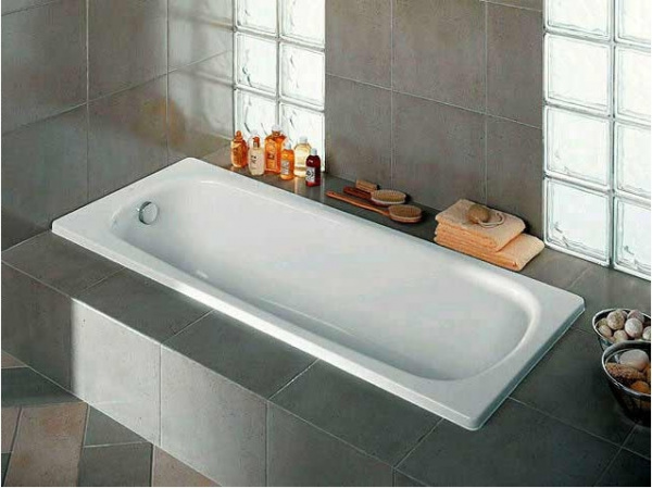 Чугунная ванна Roca Continental 150x70 21291300R с антискользящим покрытием