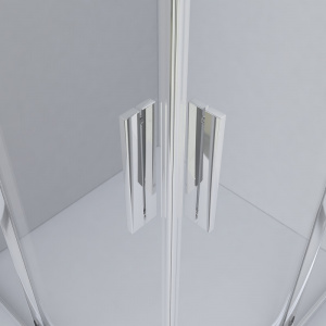 Душевой уголок Vincea Garda 100x100 VSQ-1G100CL профиль Хром стекло прозрачное