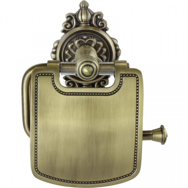 Держатель туалетной бумаги Bronze de Luxe Royal R25003 с крышкой Бронза