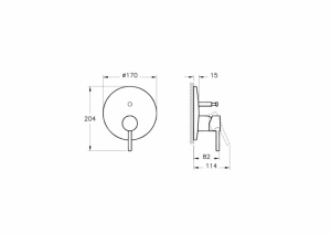 Смеситель для ванны Vitra Minimax S A42210EXP