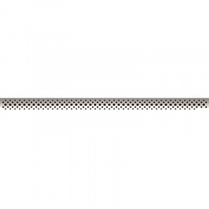 Желоб BERGES водосток C1 Brise 800, матовый хром, S-сифон D50 H60 боковой