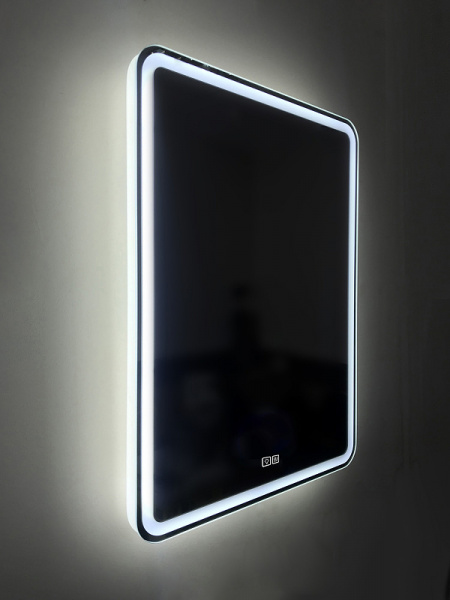 Зеркало BelBagno Marino 70 SPC-MAR-700-800-LED-TCH-WARM с подсветкой с подогревом с сенсорным выключателем