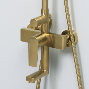Душевая система WasserKRAFT Aisch A15501 Золото матовое