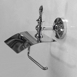 Держатель туалетной бумаги Art&Max Bohemia AM-E-4283-Cr с крышкой Хром