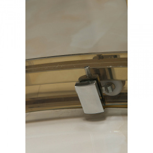 Душевой уголок Grossman Pragma 90x90 PR-90G профиль Золото стекло прозрачное