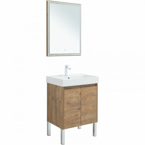 Комплект мебели для ванной Aquanet Nova Lite 60 302534 подвесной Дуб рустикальный