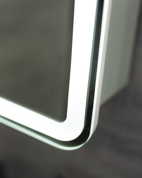Зеркальный шкаф BelBagno Marino 40 SPC-MAR-400/800-1A-LED-TCH с подсветкой Белый