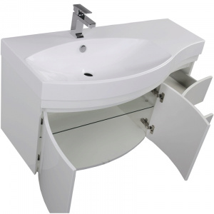 Комплект мебели для ванной Aquanet Опера 115 L 169414 Белый