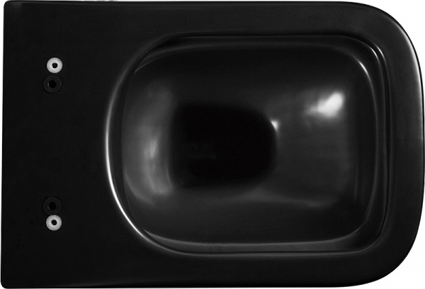Унитаз Abber Rechteck AC1200MB подвесной Черный матовый с сиденьем Микролифт