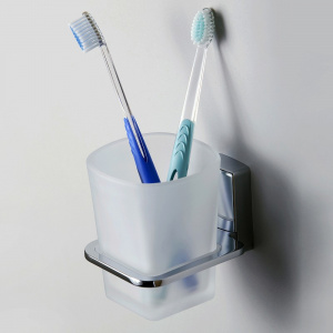 Стакан для зубных щеток WasserKRAFT Leine K-5028 Хром