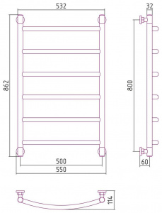 ДР "ГАЛАНТ+" 800х500 (ЗОЛОТО)