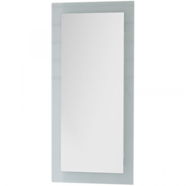 Зеркало 50х100 см с подсветкой алюминий Aquanet Нота 00159095