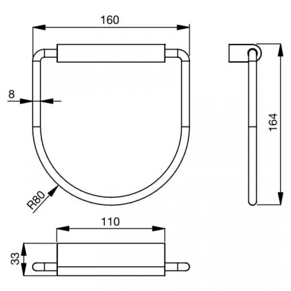 Кольцо для полотенца Ideal Standard Connect N1384AA