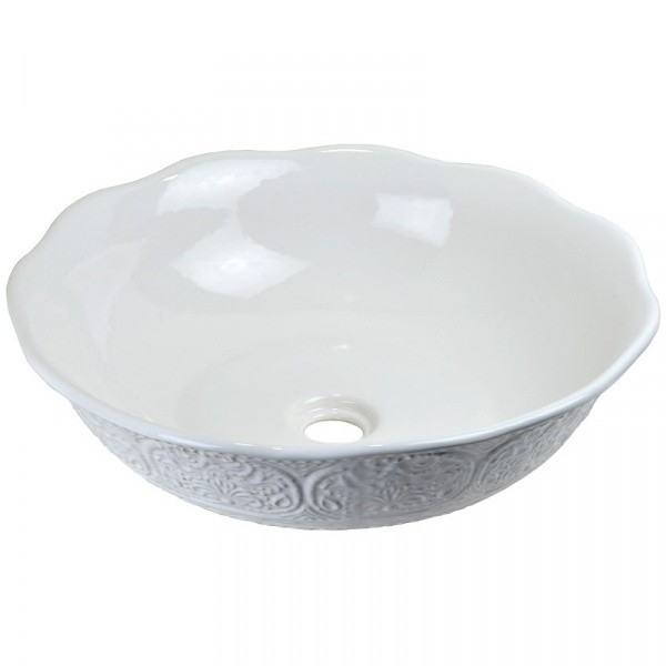 Раковина-чаша Bronze de Luxe 44 2421 Белый глянец