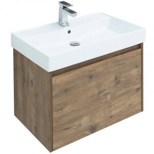 Комплект мебели для ванной Aquanet Nova Lite 75 254217 подвесной Дуб рустикальный