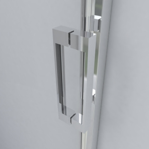 Душевая дверь Vincea Lugano 140 VDS-1L140CL-1 профиль Хром стекло прозрачное