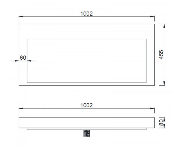 Раковина Boheme Armadi Art Flat 100 859-100 Белая