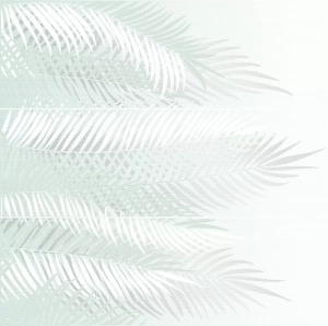 Панно Cersanit GR2T021DT Gradient 59.4x59.8 белое глянцевое с листьями