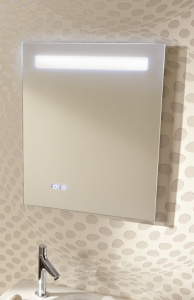 Зеркало Jacob Delafon 70 EB1159-NF с подсветкой с часами, подогревом и ИК-выключателем