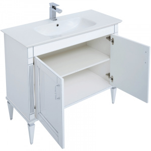 Комплект мебели для ванной Aquanet Селена 105 233125 Белый Серебро