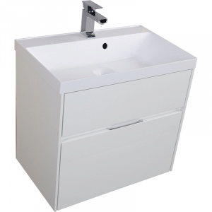 Комплект мебели для ванной Aquanet Латина 70 180123 подвесной Белый