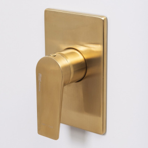 Гигиенический душ со смесителем WasserKRAFT А55094, матовое золото