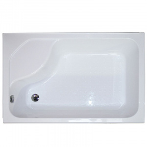 Душевой уголок Royal Bath BP 120х80 RB8120BP-C-L с поддоном профиль Белый стекло матовое