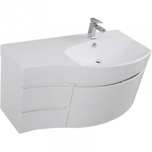 Комплект мебели для ванной Aquanet Опера 115 R 169418 Белый