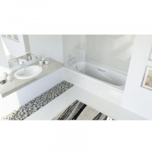 Стальная ванна BLB Universal HG B50H 150x70 с отверстиями для ручек без гидромассажа с шумоизоляцией