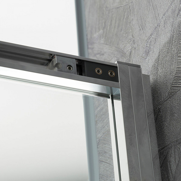 Душевой уголок Vincea Slim-U 90x90 VSS-2SU900CLB профиль Черный матовый стекло прозрачное