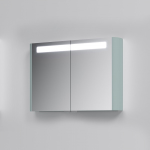 Зеркальный шкаф AM.PM Sensation 100 M30MCX1001GG с подсветкой Мятный