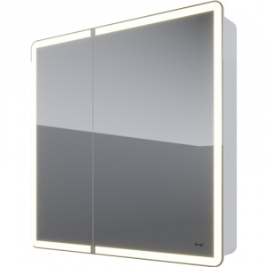 Зеркальный шкаф Dreja Point 80 99.9034 с подсветкой Белый с инфракрасным выключателем