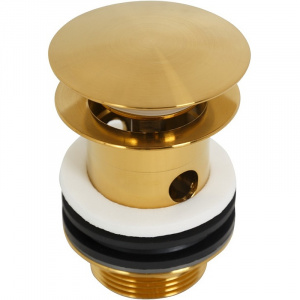 Донный клапан Cezares Eco ECO-SAT-BORO Сlick-Сlack Брашированное золото