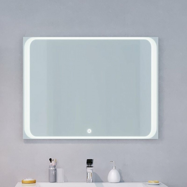 Зеркало Jorno Modul 100 Mоl.02.92/W с подсветкой с сенсорным выключателем