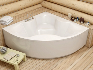 Акриловая ванна Relisan Eco Plus Сена 160x160 Гл000025814 без гидромассажа