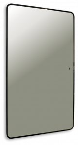 Зеркало AZARIO INCANTO 600х1000 бесконтактный сенсор, подсветка с диммером, цвет черный (LED-00002537)