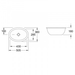 Раковина 50,5х36 см Villeroy & Boch Loop & Friends 61611001