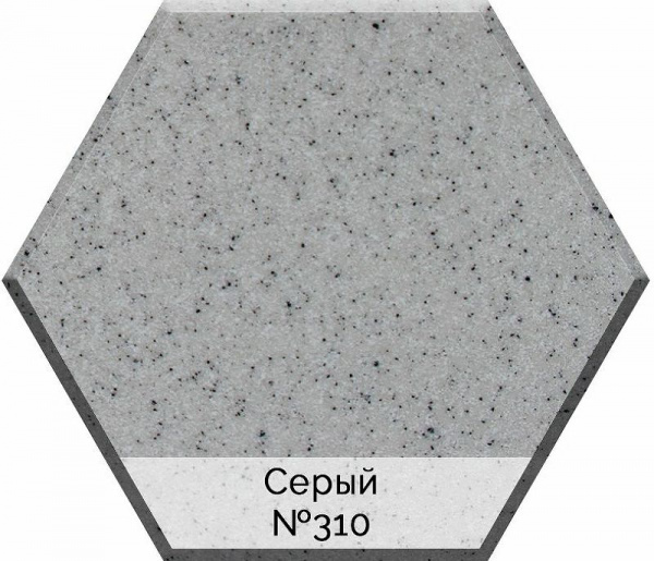 Смеситель для кухни AquaGranitEx C-5035 (310) Серый