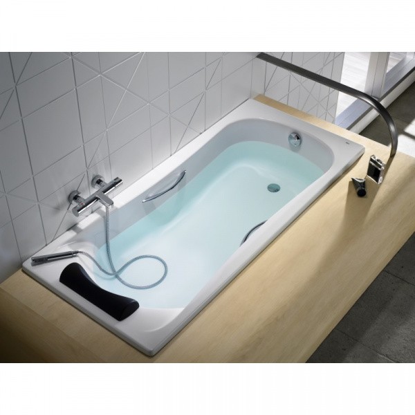Акриловая ванна 170х80 см с отверстиями для ручек Roca BeCool ZRU9302852