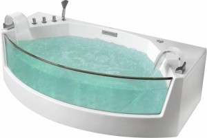 Акриловая ванна Gemy G9079 200х105 с гидромассажем