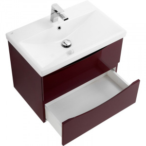 Тумба Bordo Lucido 66,4 см BelBagno Marino MARINO-CER-700-2C-SO-BRDL-P