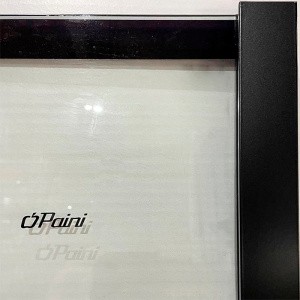 Душевая перегородка Paini 100 Walk-In 100G профиль Черный матовый стекло прозрачное с рисунком
