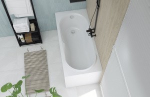 Акриловая ванна Lavinia Boho Easter Pro 37060050, усиленный армированный корпус ванны, 150x70 см